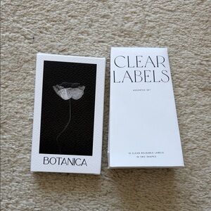 Cloth & Paper Botanica Cards and Clear Labels Set